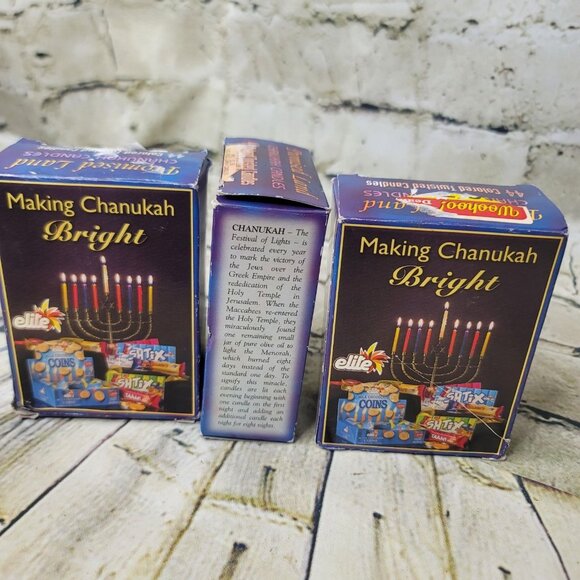 3 PACK Promised Land Chanukah Candles - Picture 3 of 3